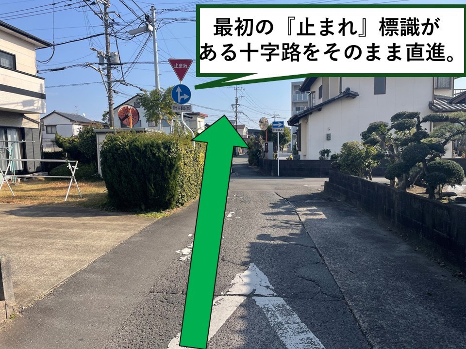 第二駐車場への道順の写真3